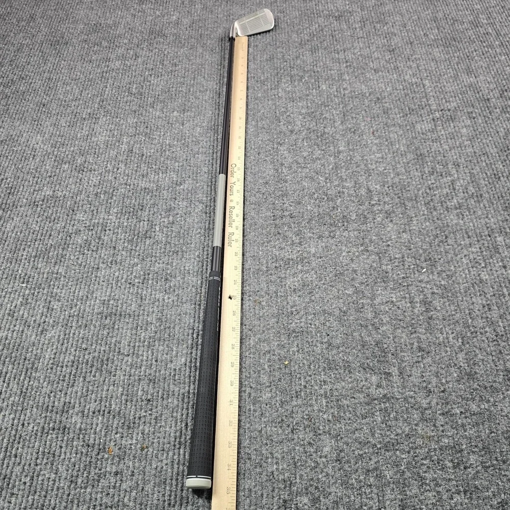 Square Strike 9 Iron Golf Club Mens RH Graphite Shaft Stainless Silver 35 Inches